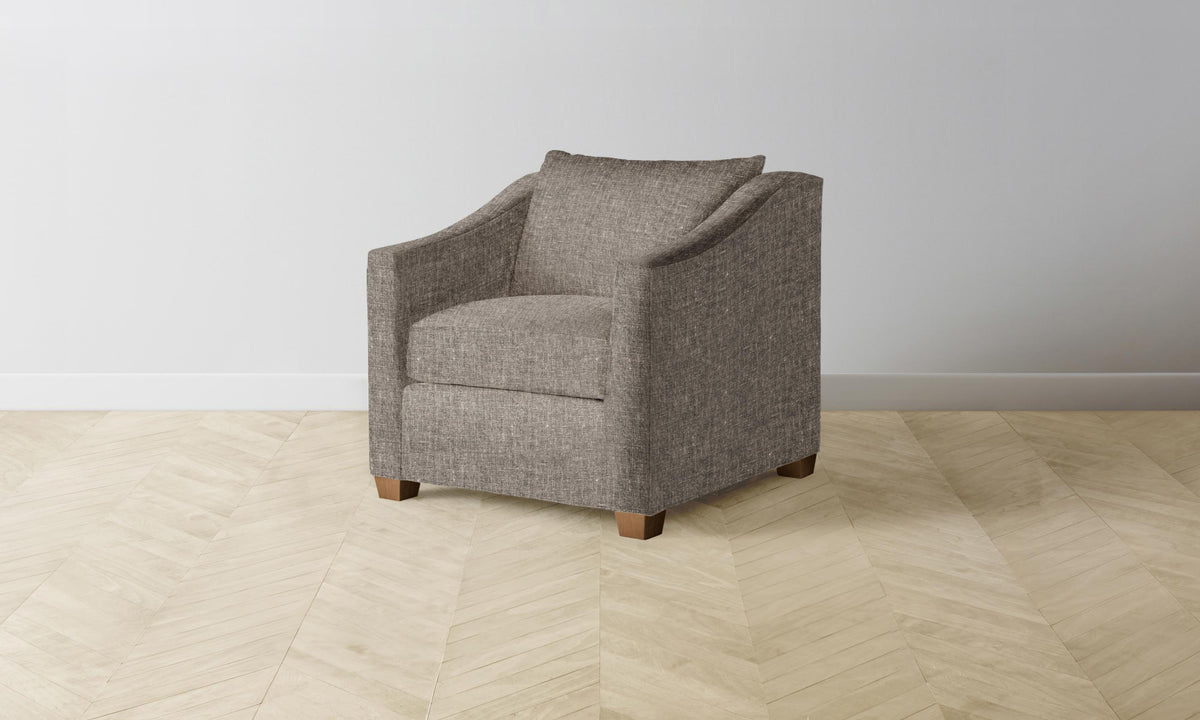 The Sullivan Chair - Heritage Belgian Linen Carob