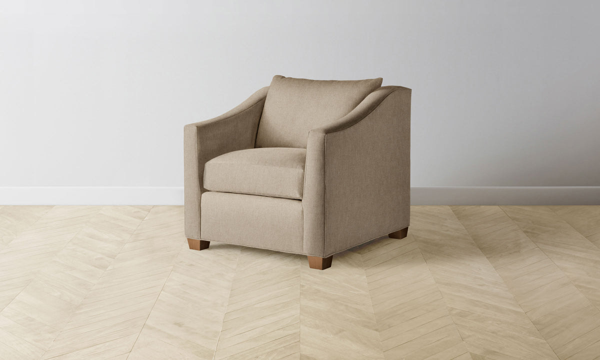 The Sullivan Chair - Italian Brushed Wool Fox