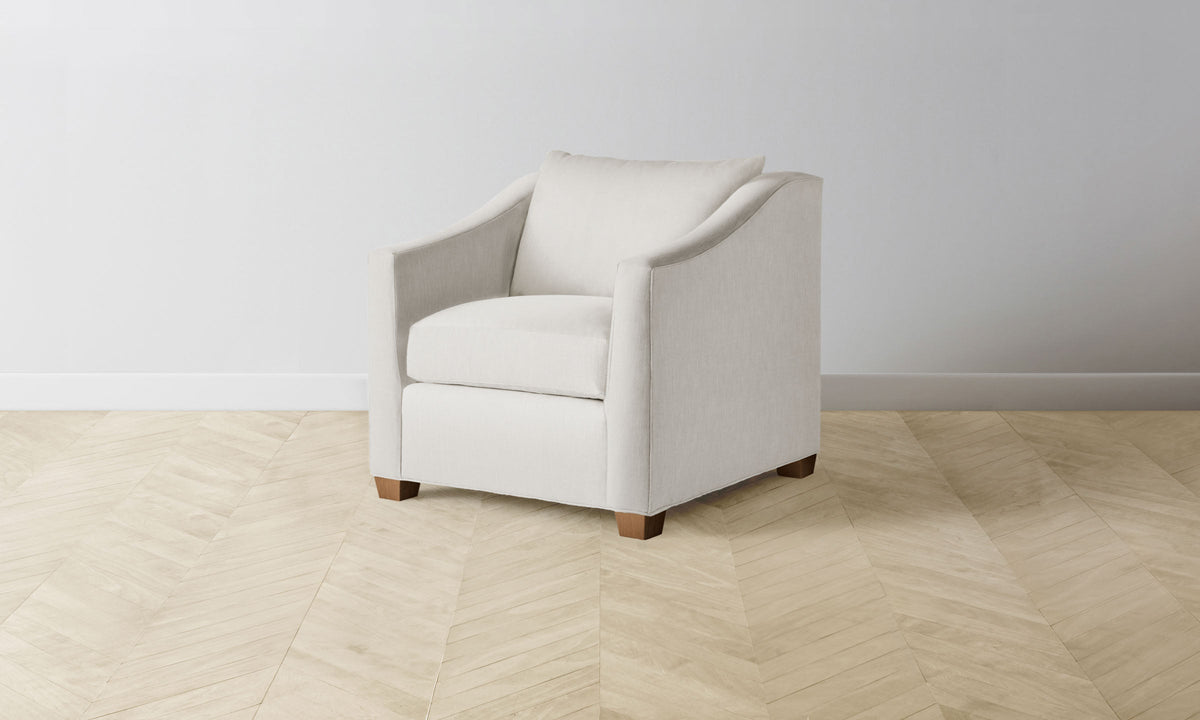 The Sullivan Chair - Italian Brushed Wool Vanilla