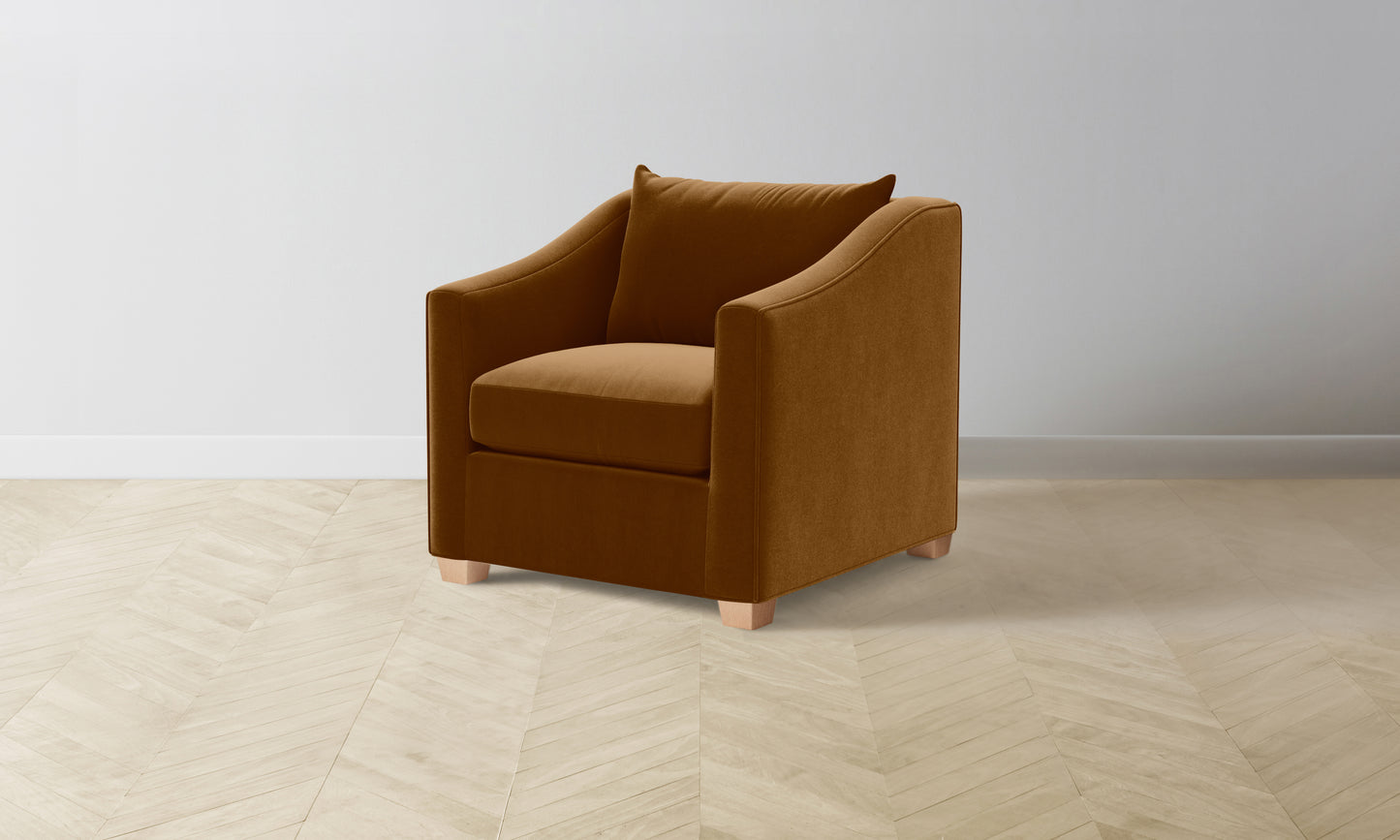 The Sullivan Chair - Mohair Brown Sugar