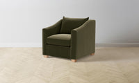 The Sullivan Chair - Mohair Moss