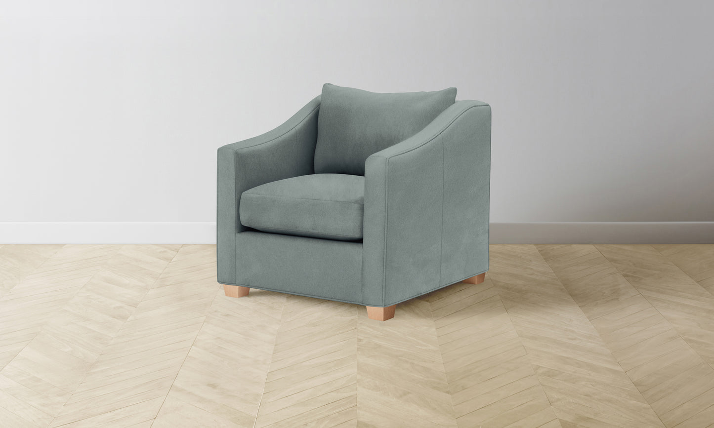 The Sullivan Chair - Nubuck Leather Tide