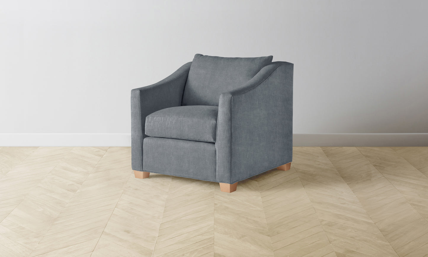 The Sullivan Chair - Performance Melange Weave Aegean