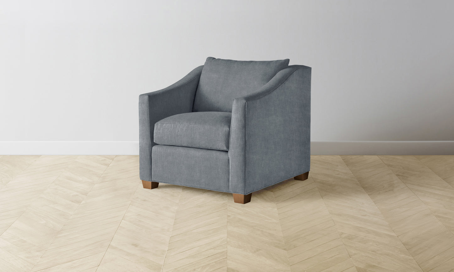 The Sullivan Chair - Performance Melange Weave Aegean