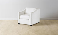 The Sullivan Chair - Performance Linen Weave Pure White