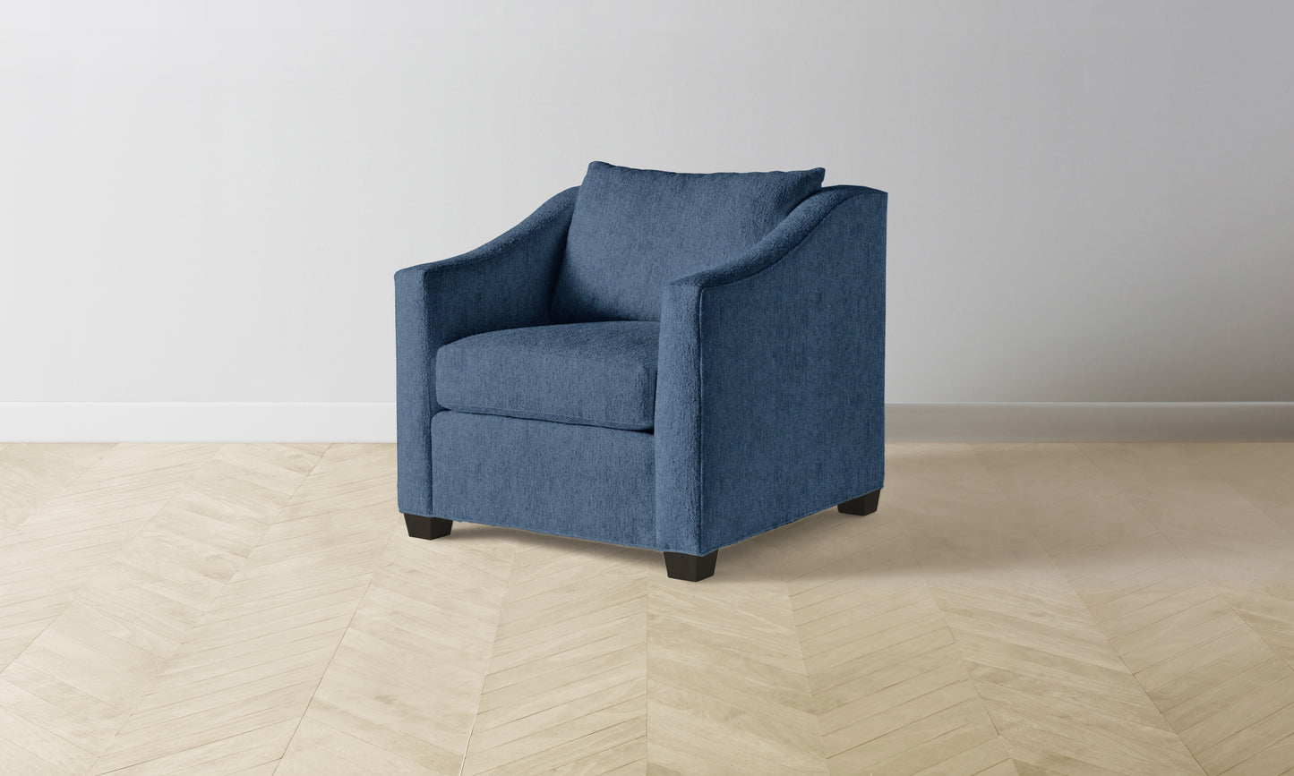 The Sullivan Chair - Performance Tweed Denim