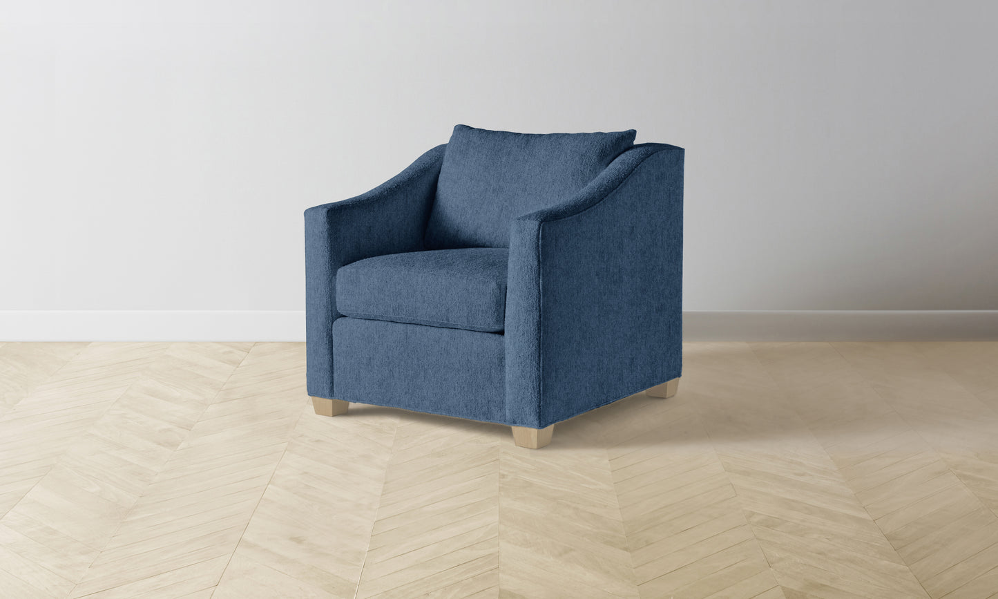 The Sullivan Chair - Performance Tweed Denim