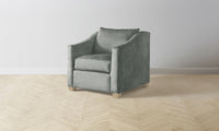 The Sullivan Chair - Performance Velvet Seafoam