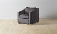 The Sullivan Chair - Performance Velvet Slate