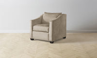 The Sullivan Chair - Performance Velvet Taupe