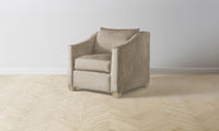 The Sullivan Chair - Performance Velvet Taupe