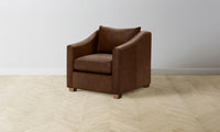 The Sullivan Chair - Tuscan Leather Bourbon