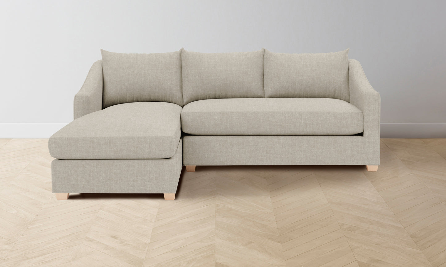 The Sullivan Sectional - Belgian Linen Alder