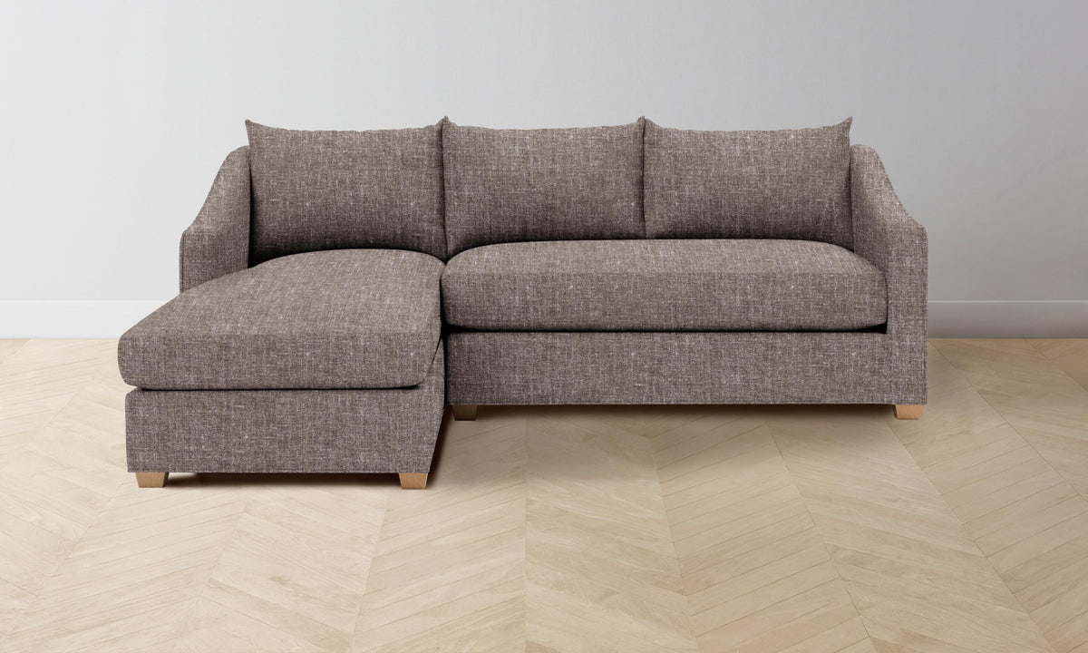 The Sullivan Sectional - Heritage Belgian Linen Carob