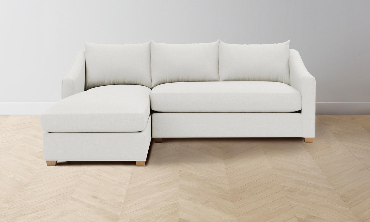 The Sullivan Sectional - Heritage Belgian Linen Egret