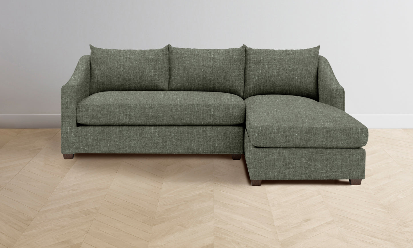 The Sullivan Sectional - Belgian Linen Thyme