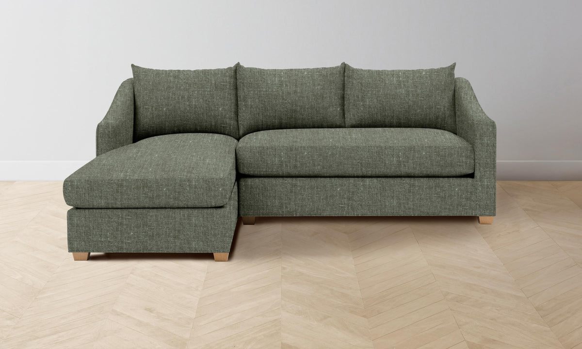 The Sullivan Sectional - Heritage Belgian Linen Thyme