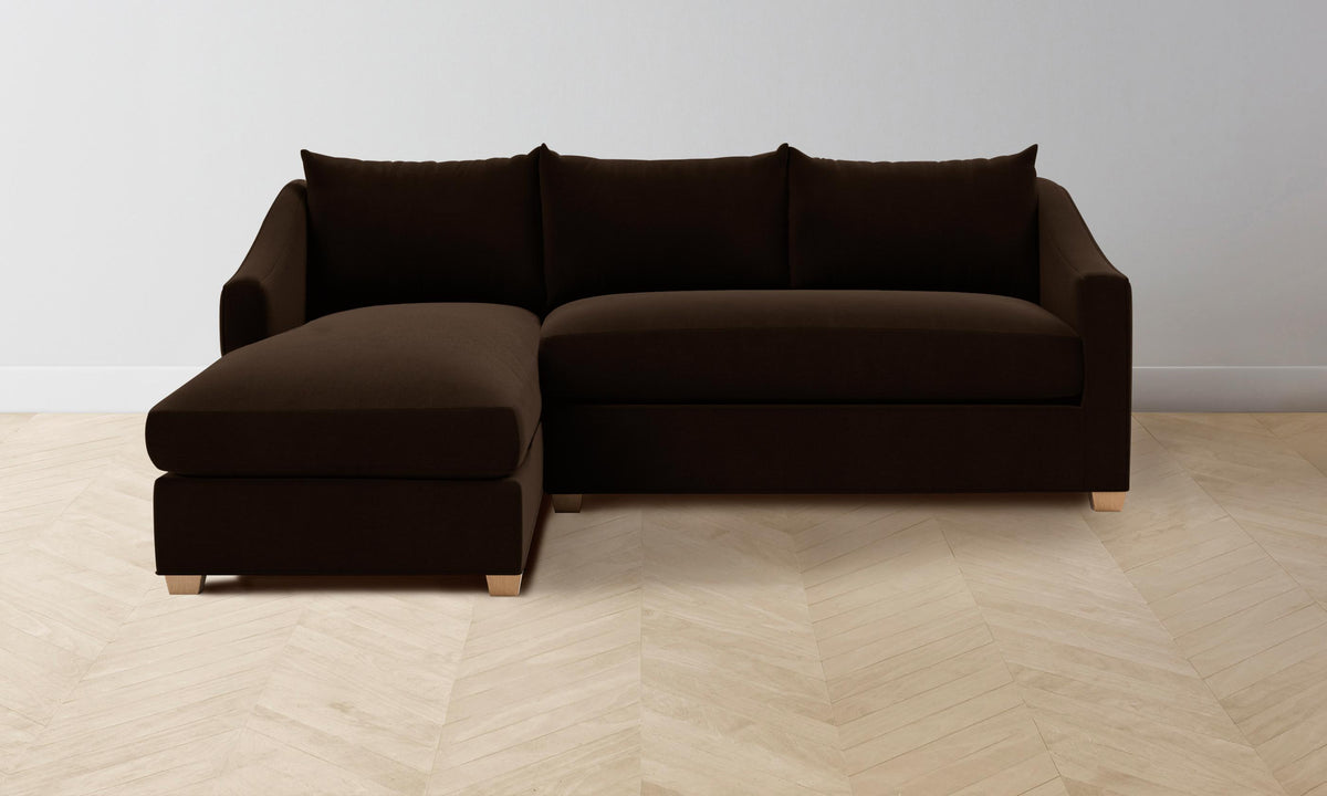The Sullivan Sectional - Mohair Chocolate