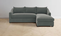 The Sullivan Sectional - Mohair Fog