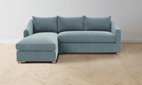 The Sullivan Sectional - Mohair Slate Blue