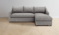 The Sullivan Sectional - Nubuck Leather Asphalt