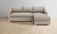 The Sullivan Sectional - Nubuck Leather Fawn