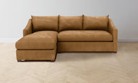 The Sullivan Sectional - Nubuck Leather Saddle