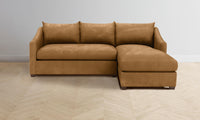 The Sullivan Sectional - Nubuck Leather Saddle