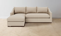 The Sullivan Sectional - Pebbled Leather Stone