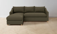 The Sullivan Sectional - Pebbled Leather Truffle