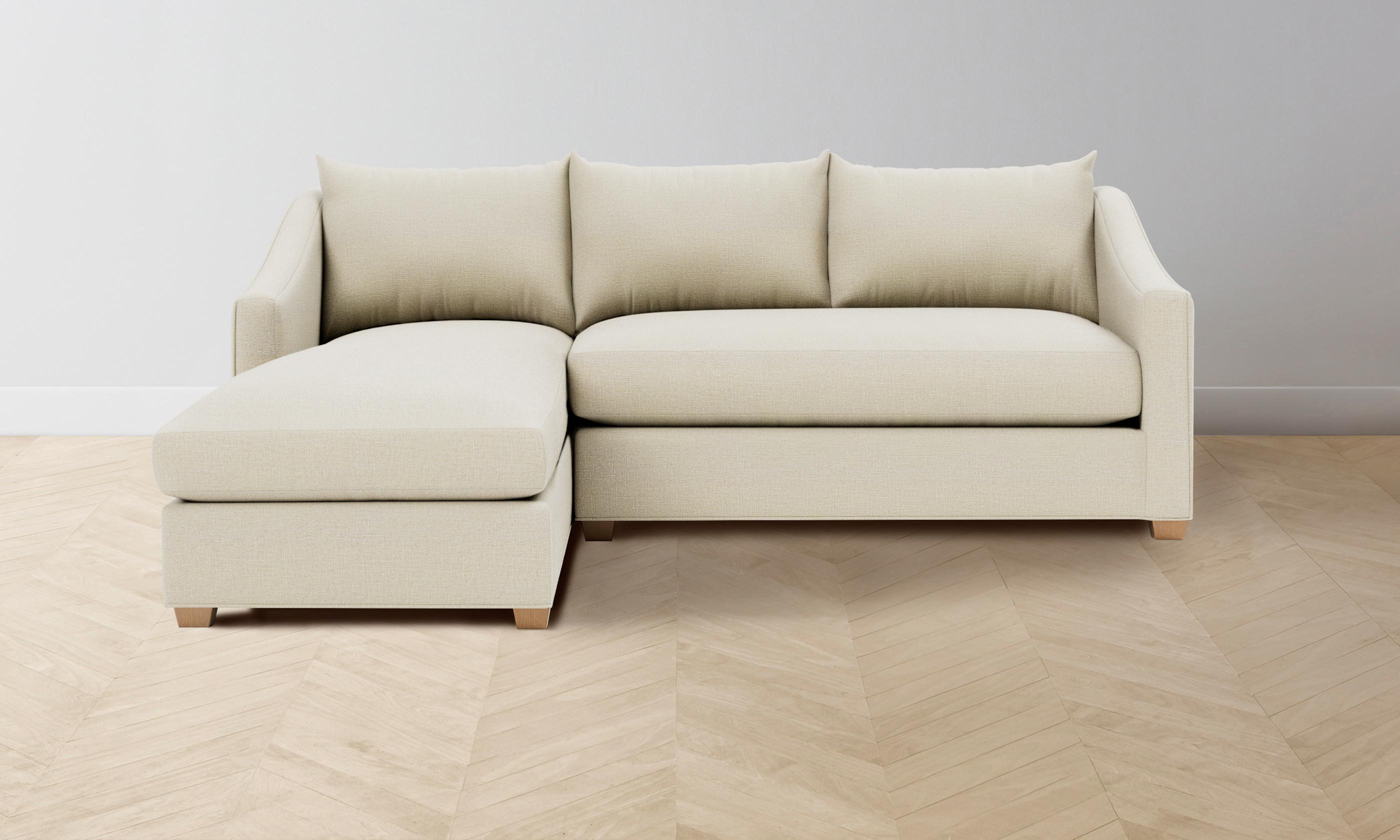 The Sullivan Sectional - Performance Linen Weave Prairie – Maiden Home
