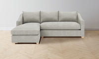 The Sullivan Sectional - Performance Melange Weave Flint