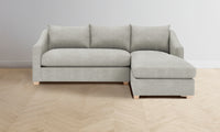 The Sullivan Sectional - Performance Melange Weave Flint