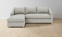 The Sullivan Sectional - Performance Melange Weave Flint