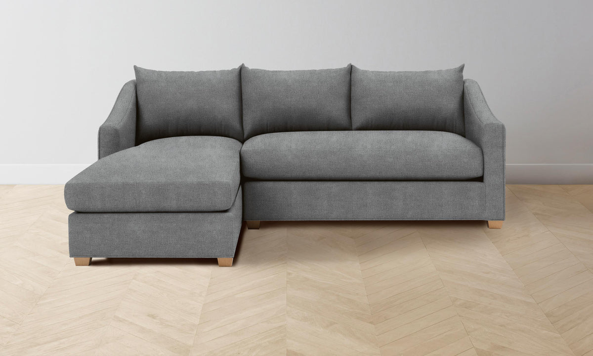 The Sullivan Sectional - Performance Mélange Weave Night