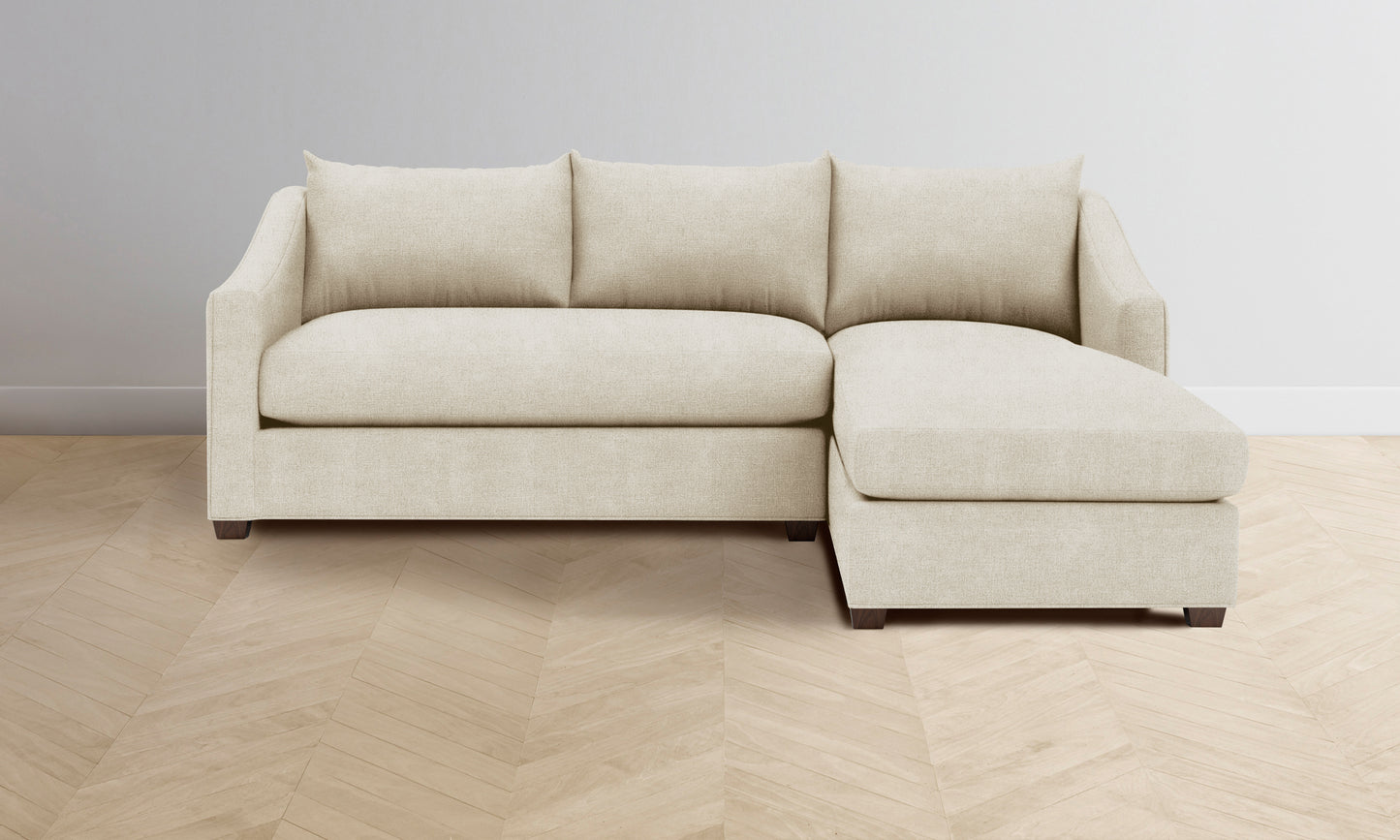 The Sullivan Sectional - Performance Melange Weave Shell