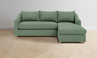 The Sullivan Sectional - Performance Stonewashed Linen Aspen