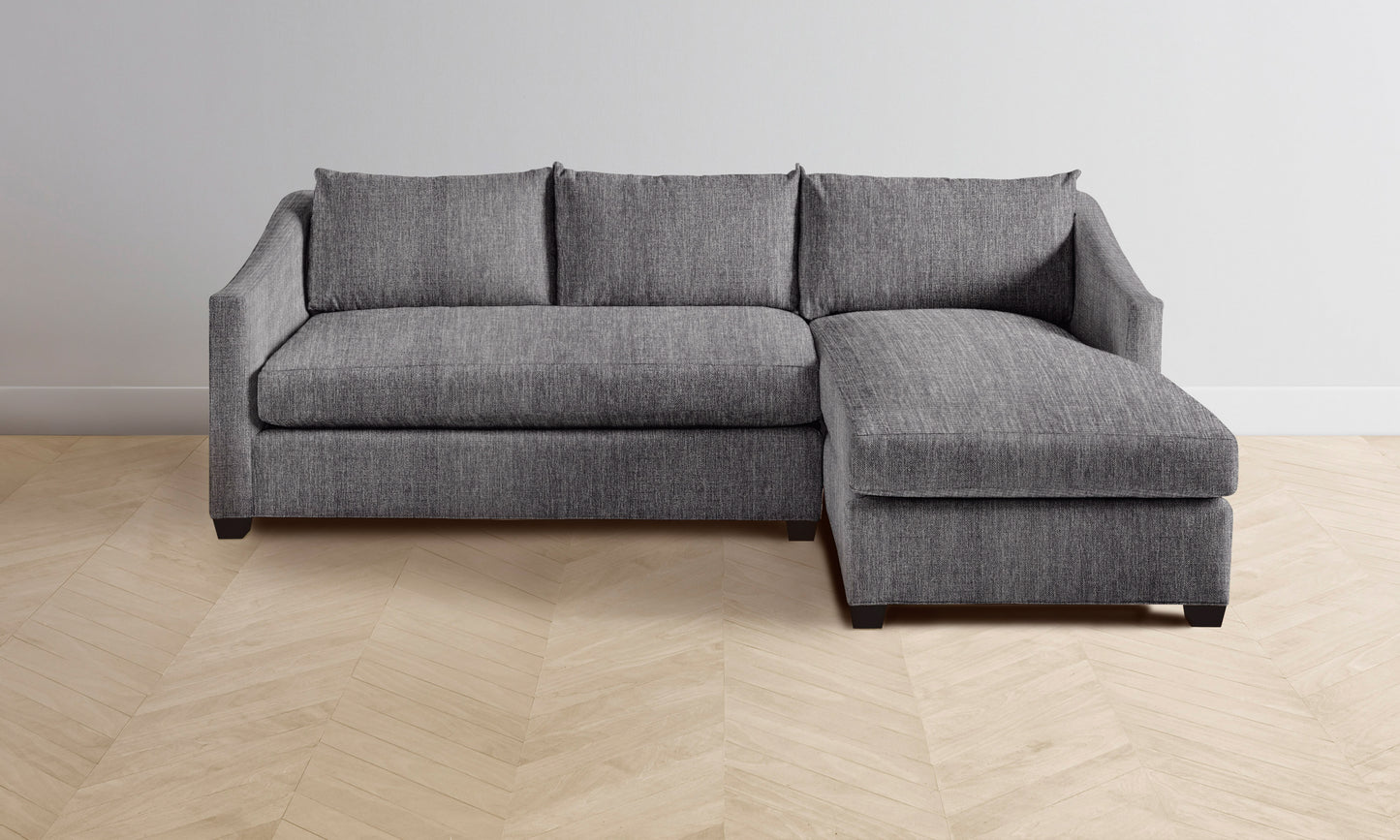 The Sullivan Sectional - Performance Tweed Smoke