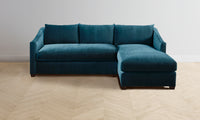 The Sullivan Sectional - Performance Velvet Lagoon