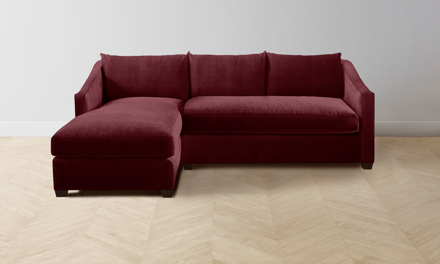 The Sullivan Sectional - Performance Velvet Merlot