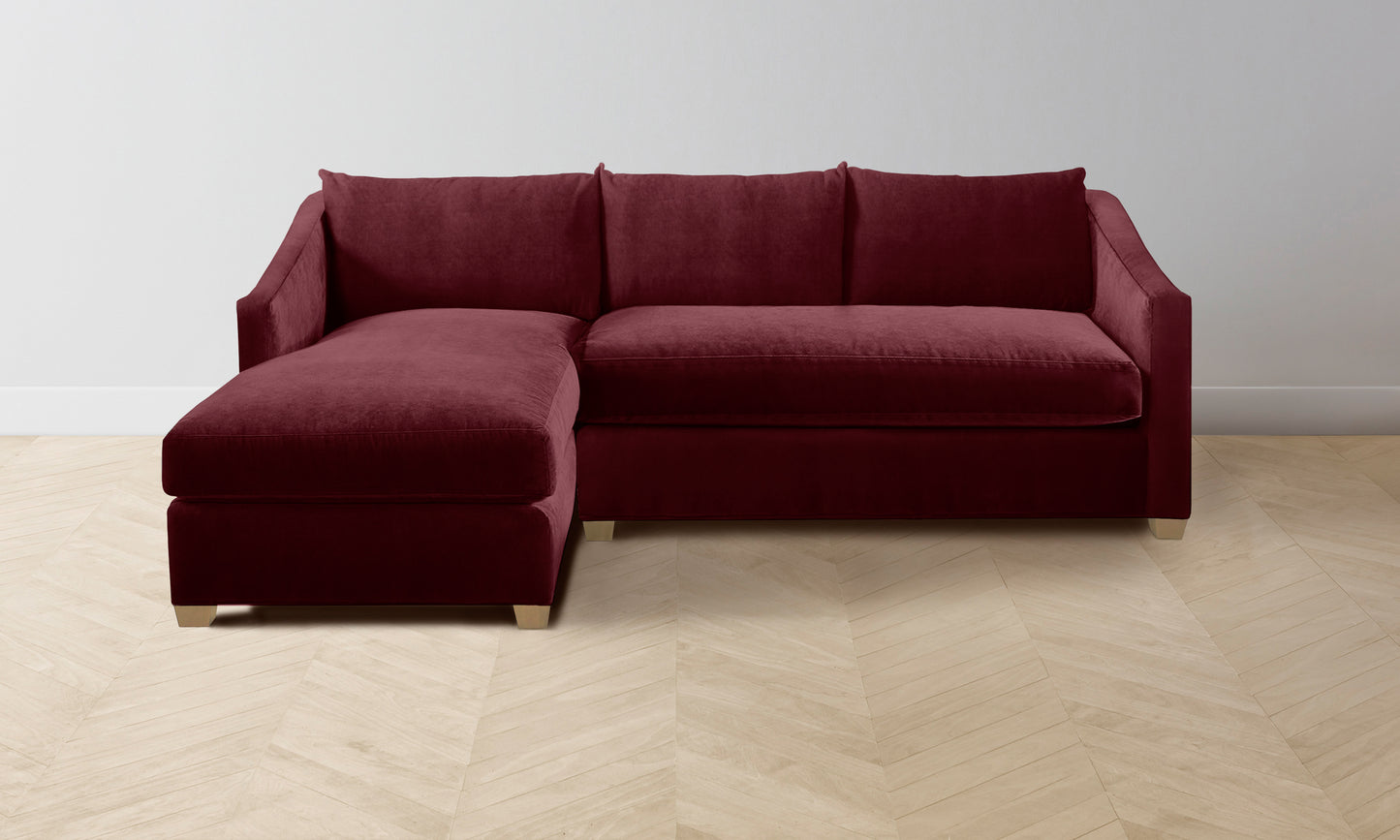 The Sullivan Sectional - Performance Velvet Merlot