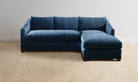 The Sullivan Sectional - Performance Velvet Sapphire