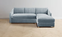 The Sullivan Sectional - Performance Velvet Sky