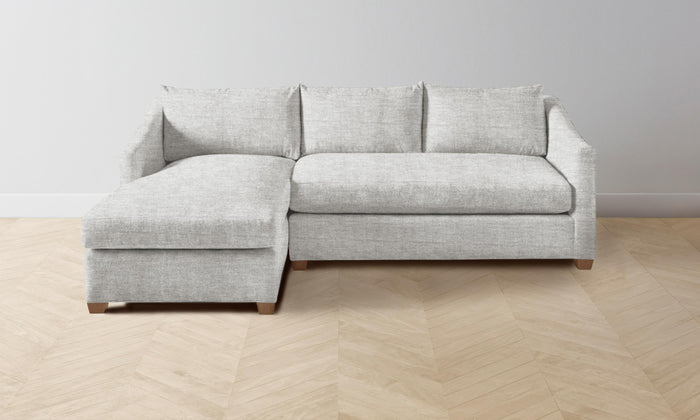 The Sullivan Sectional - Performance Woven Chenille Steel