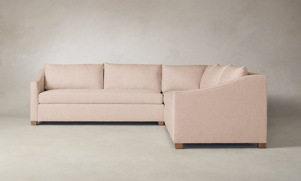 The Sullivan Sectional - Heritage Belgian Linen Petal