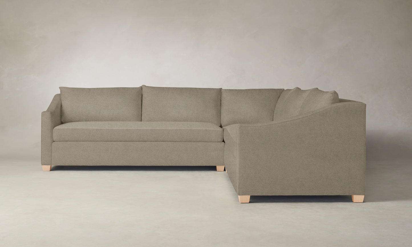 The Sullivan Sectional - Merino Wheat