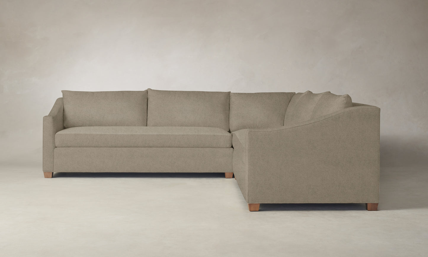 The Sullivan Sectional - Merino Wheat