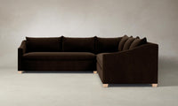 The Sullivan Sectional - Mohair Chocolate