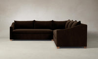 The Sullivan Sectional - Mohair Chocolate