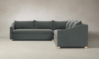 The Sullivan Sectional - Mohair Fog